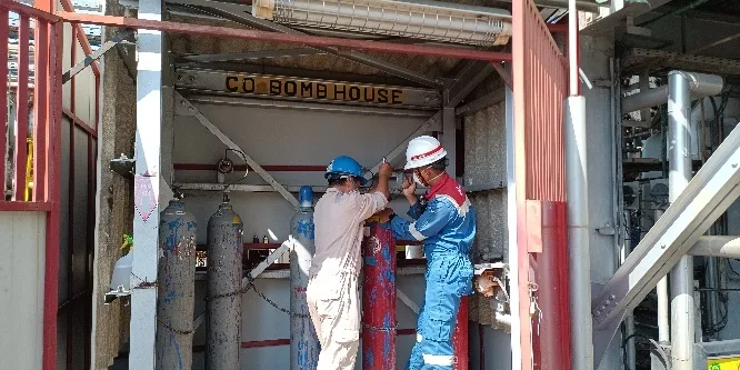 Working in the CO bomb house